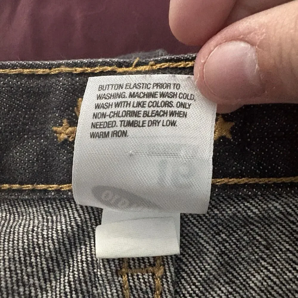 Old Navy Bootcut Jeans Kids 16 Regular Dark Wash Adjust-to-Fit Classic Denim